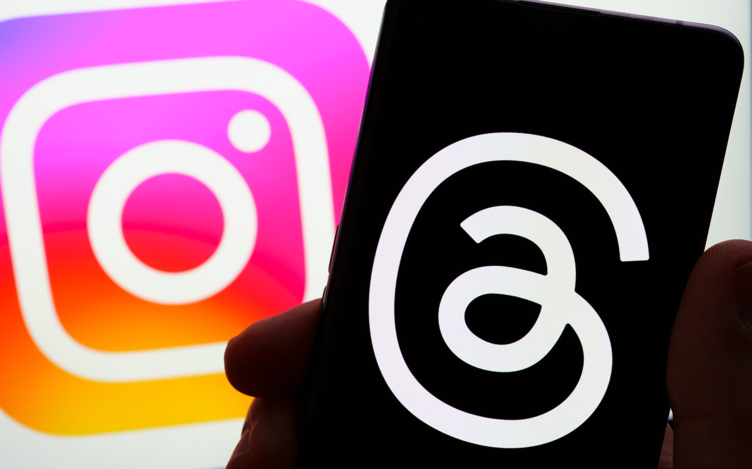 Instagram,And,Threads,App,Logos,Seen,On,Screens.,Instagram,Threads