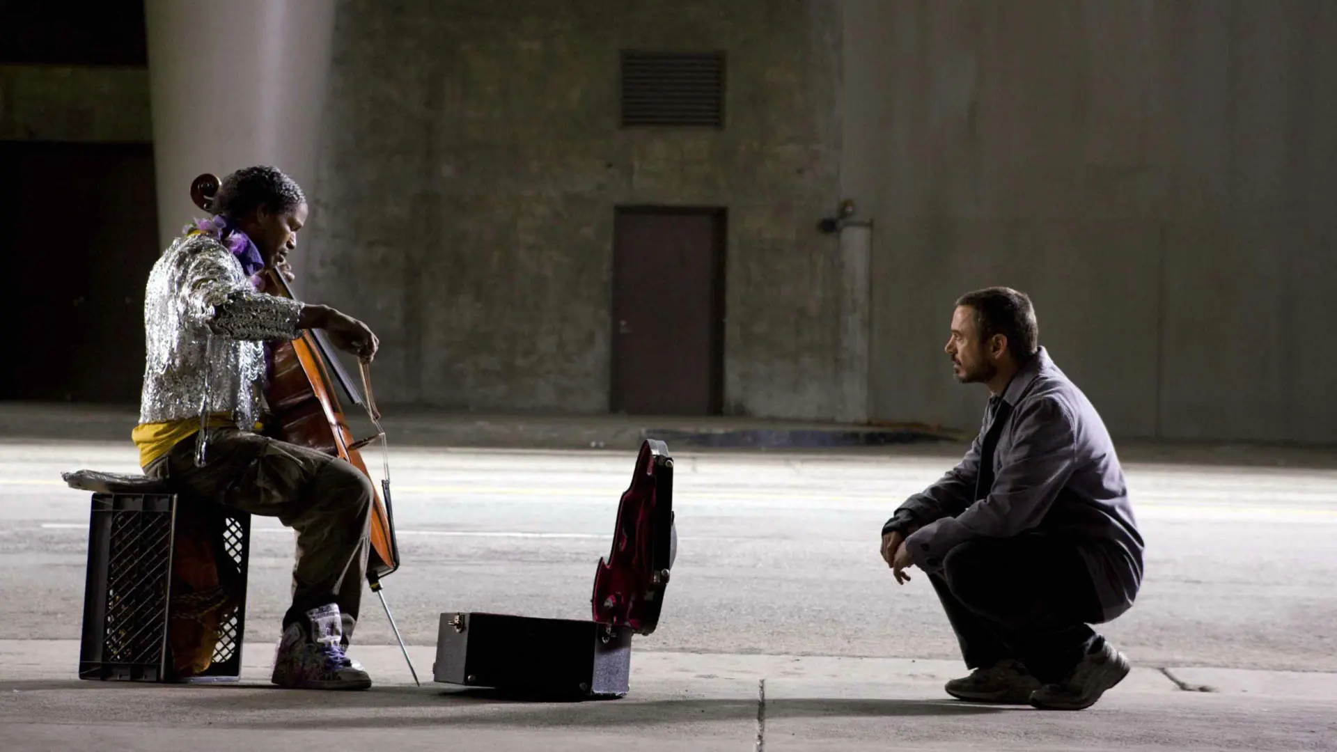 the soloist two man playing music enjoying