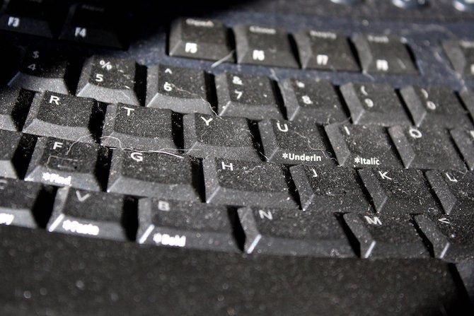 Cleaning the hp laptop keyboard