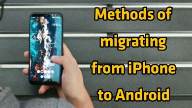 Methods of migrating from iPhone to Android