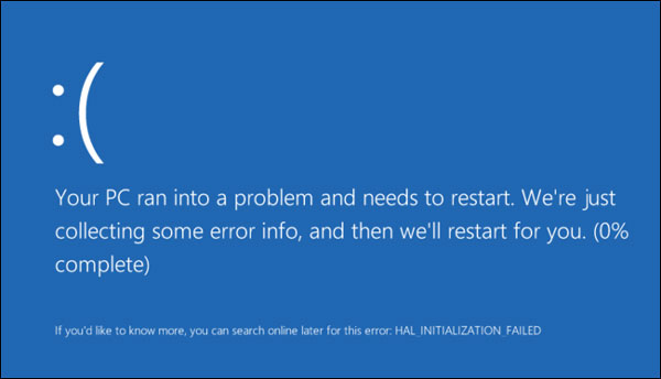 blue screen of death