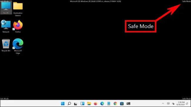 win11 safe mode desktop