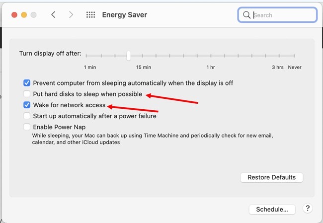 disconnecting the USB