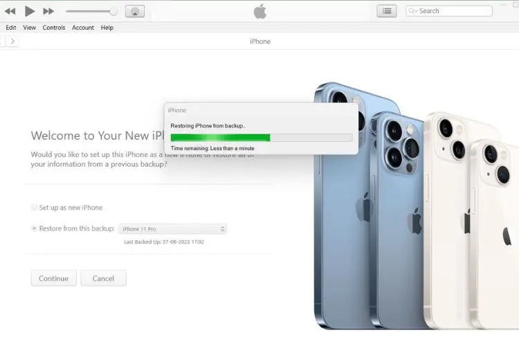 how to transfer data from iPhone to iPhone