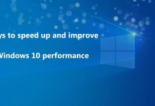 Ways to speed up and improve Windows 10 performance