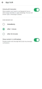 How to lock your WhatsApp account?