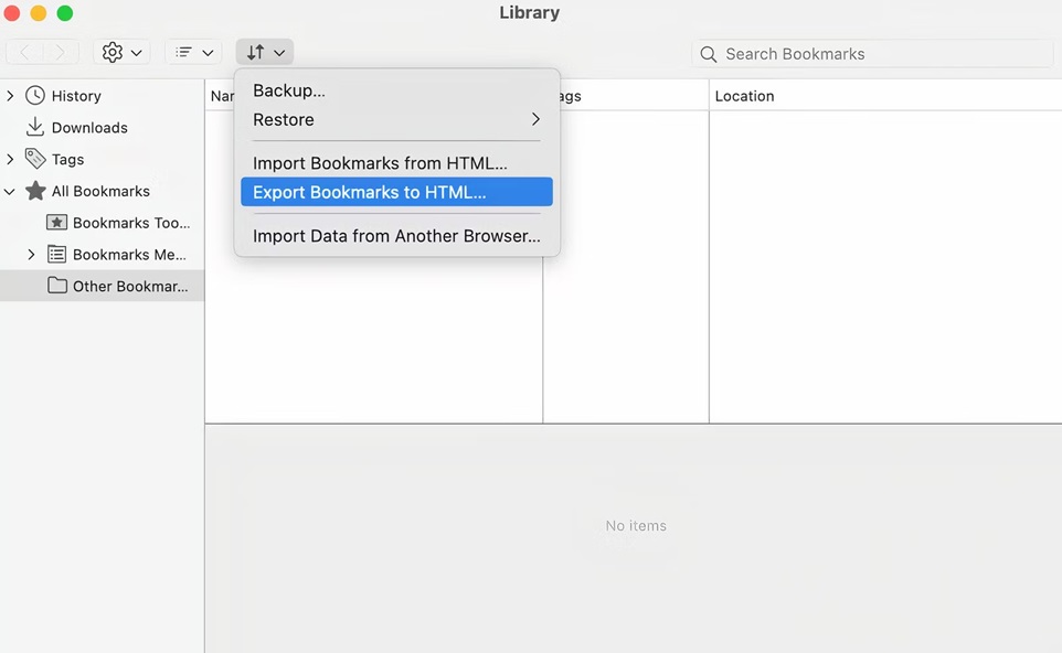 How to transfer Firefox bookmarks to Chrome